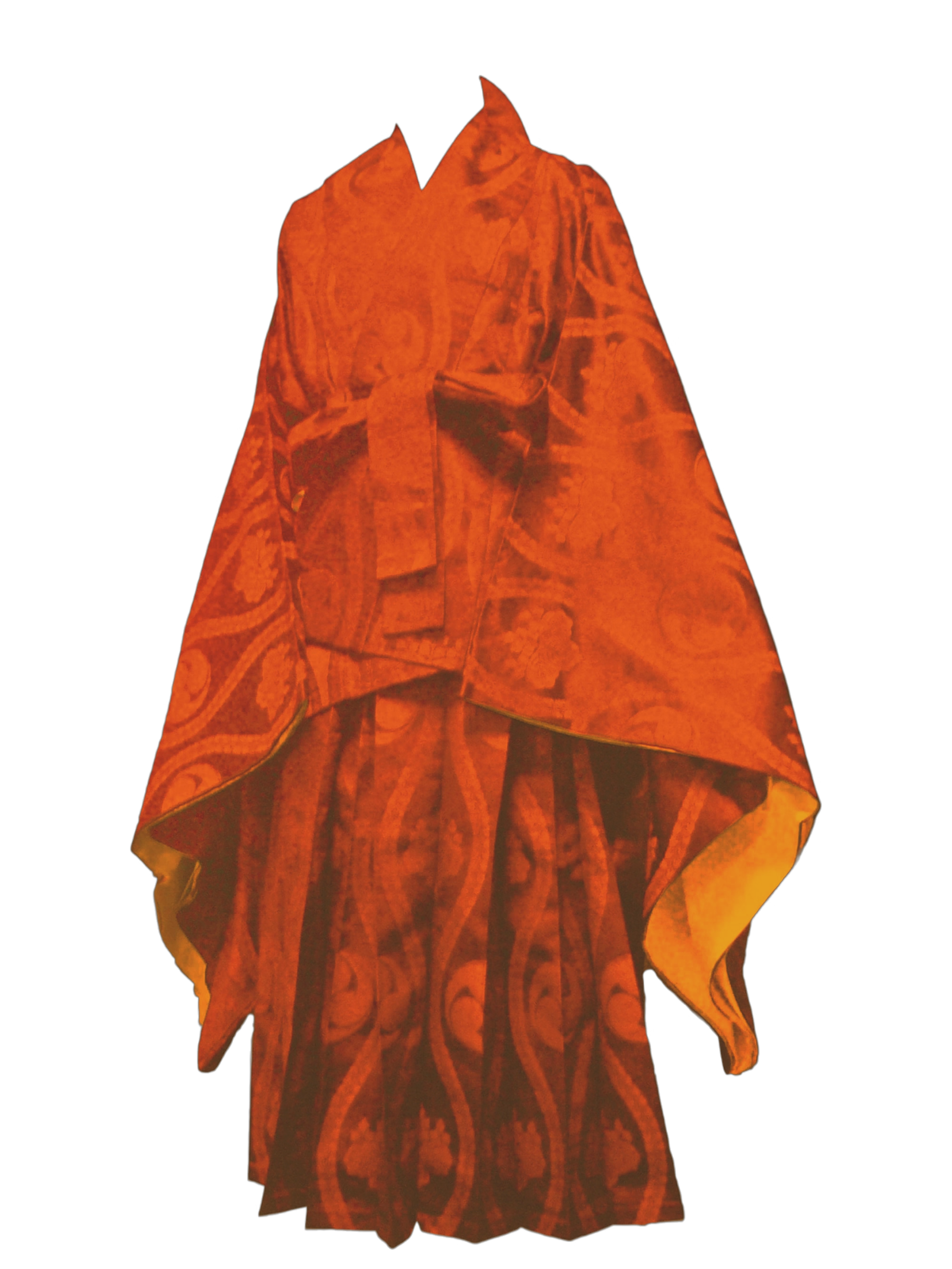 袍服 緋色